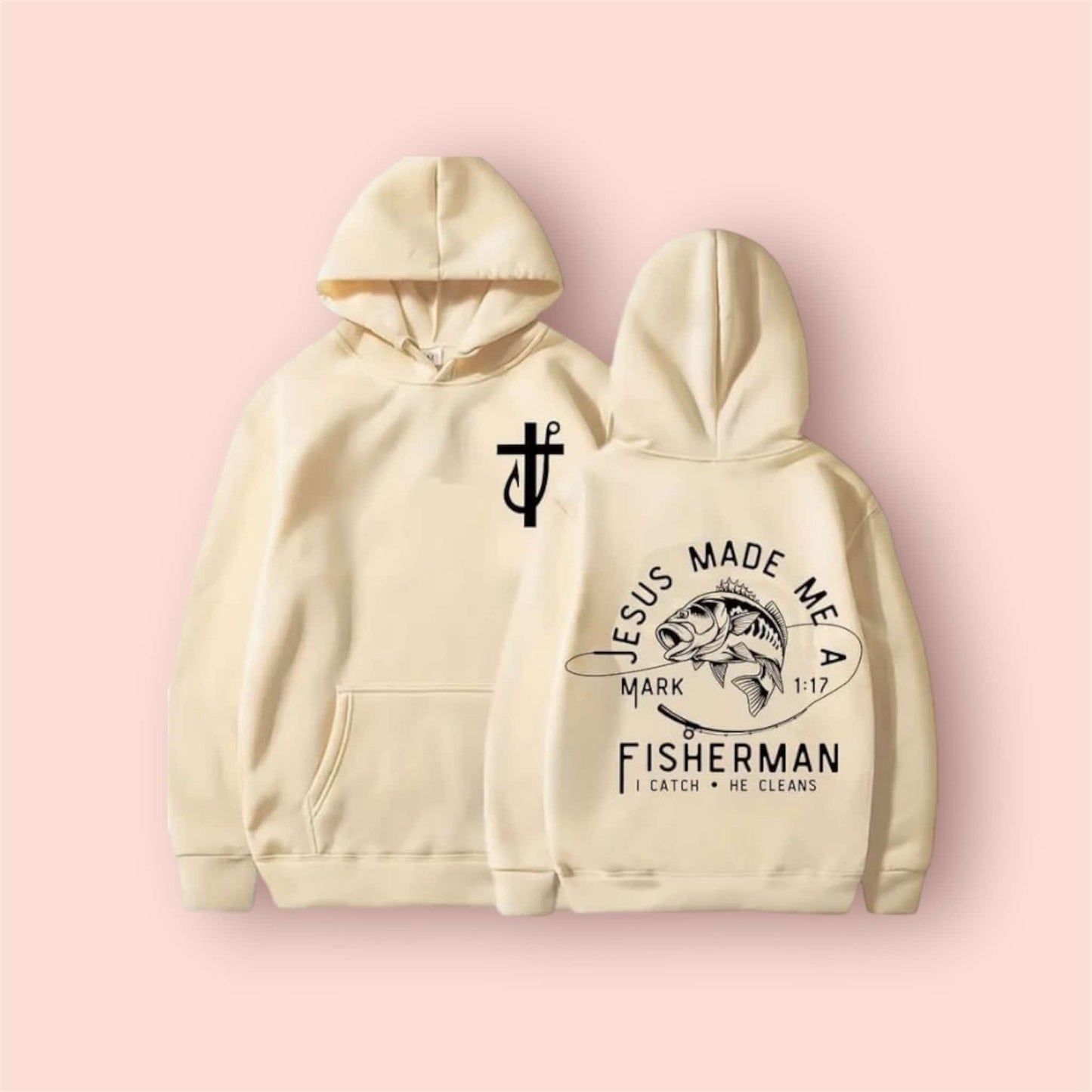 Jesus made me a Fisherman - Crewneck Sweatshirt